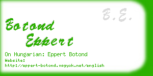 botond eppert business card